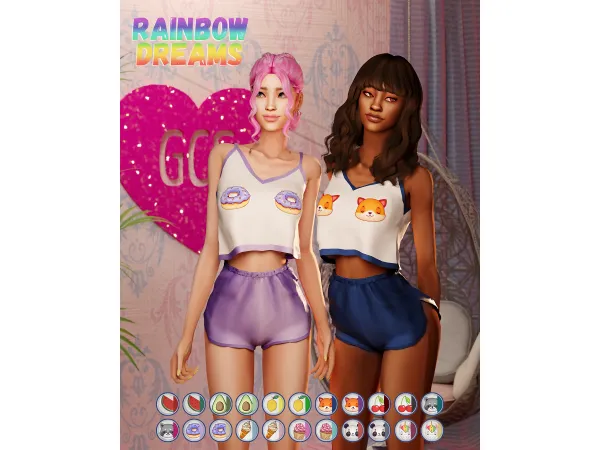 Mix GCS July's 2021 - The Sims 4 Custom Content