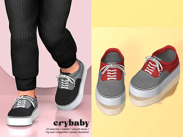 Mix crybaby vans sneakers (dante77) by crybaby - The Sims 4 custom content
