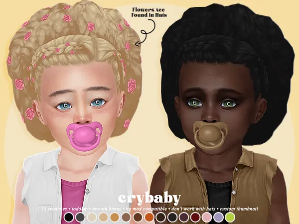 Maxis Match crybaby eve hair (aharris00britney) toddler f - The Sims 4 Custom Content