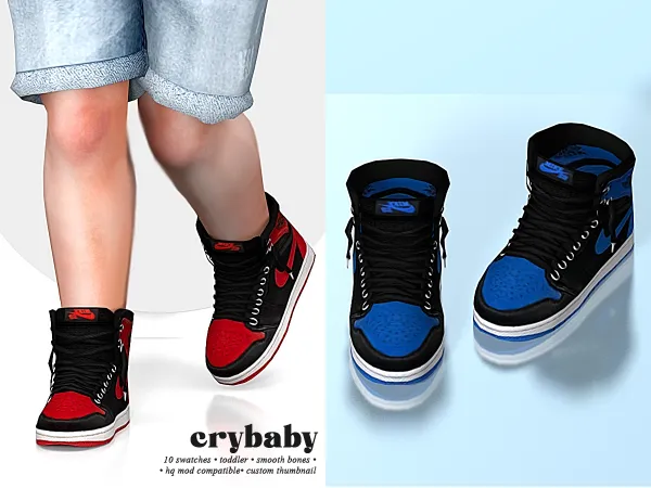 Mix crybaby hades sneaker by crybaby - The Sims 4 custom content