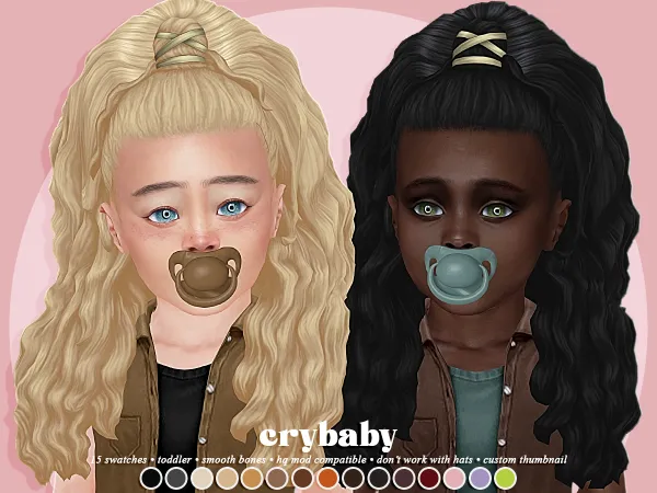 Maxis Match crybaby paris hair (aharris00britney) toddler f by crybaby - The Sims 4 Custom Content