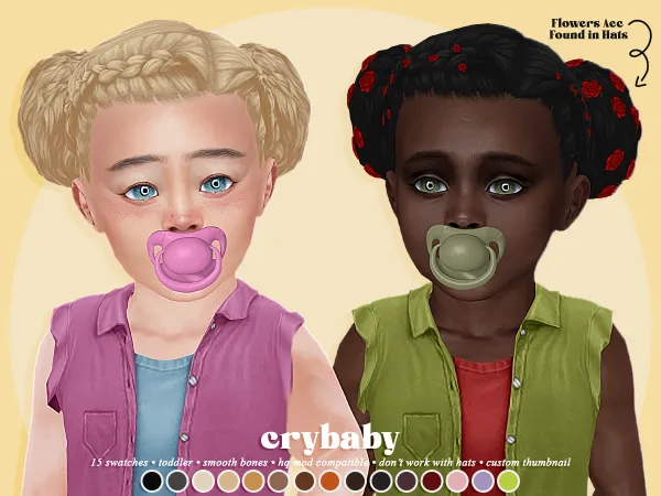 Maxis Match crybaby ava hair (aharris00britney) toddler f by crybaby - The Sims 4 Custom Content
