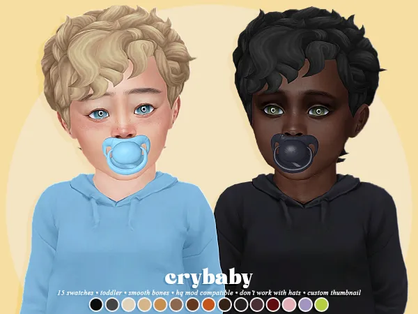 Maxis Match crybaby diego hair (veve) by crybaby - The Sims 4 Custom Content