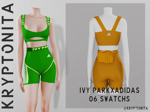 Alpha COLLECTION IVY PARK ADIDAS BEYONCE - The Sims 4 Custom Content