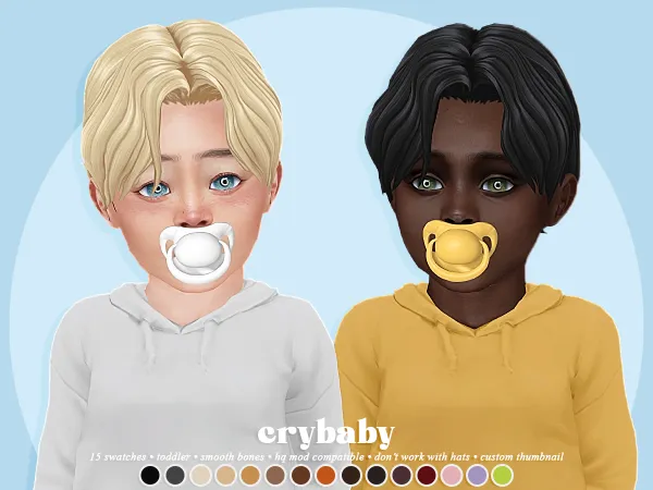 Maxis Match crybaby wilson hair (veve) by crybaby - The Sims 4 Custom Content