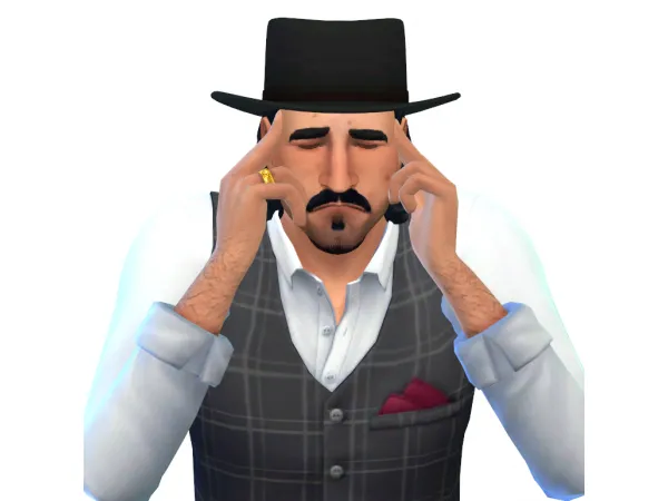 Maxis Match Dutch van der Lindes Facial Hair Original by simsfinds - The Sims 4 Custom Content