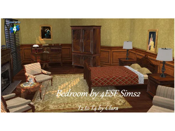 Mix Bedroom to by simsfinds - The Sims 4 Custom Content