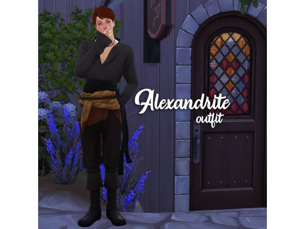 Maxis Match Alexandrite outfit by simsfinds - The Sims 4 Custom Content