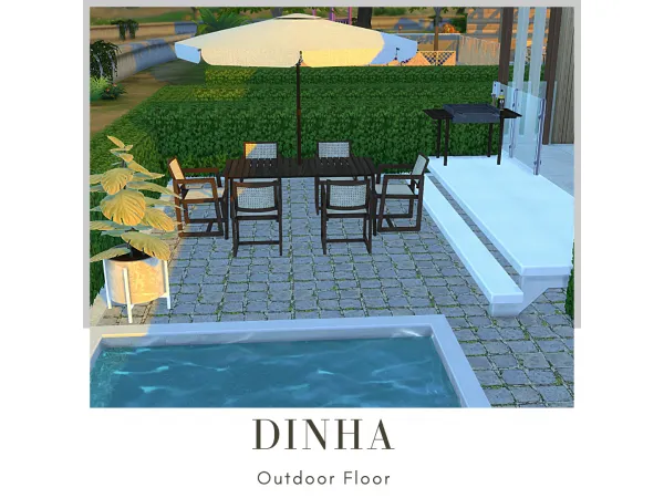 Maxis Match Outdoor Floor - The Sims 4 Custom Content