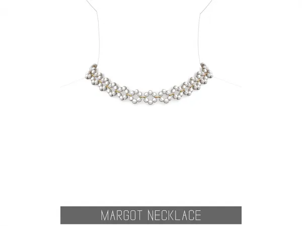 Alpha MARGOT NECKLACE - The Sims 4 Custom Content
