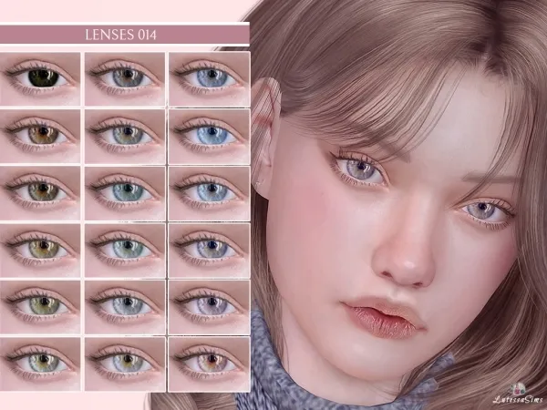 Alpha Lenses 014 by Lutessasims - The Sims 4 Custom Content