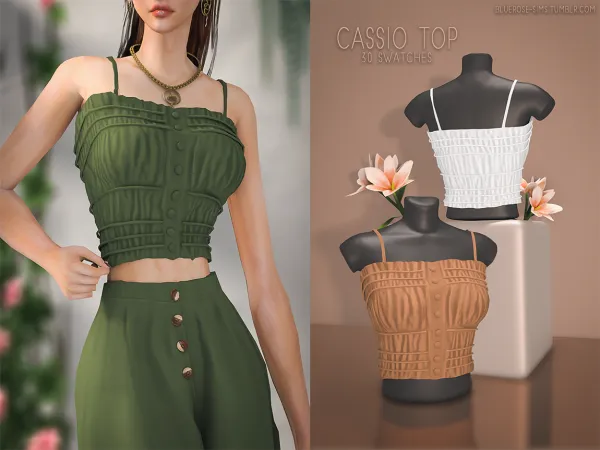 Alpha Cassio Top BRsims by bluerose-sims - The Sims 4 Custom Content