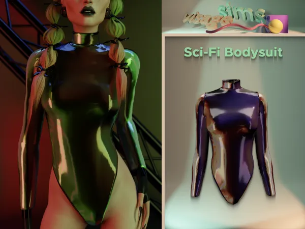 Alpha sci fi bodysuit - The Sims 4 Custom Content