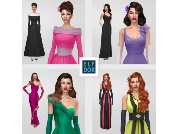 Alpha August Collection 2 by elfdor - The Sims 4 Custom Content
