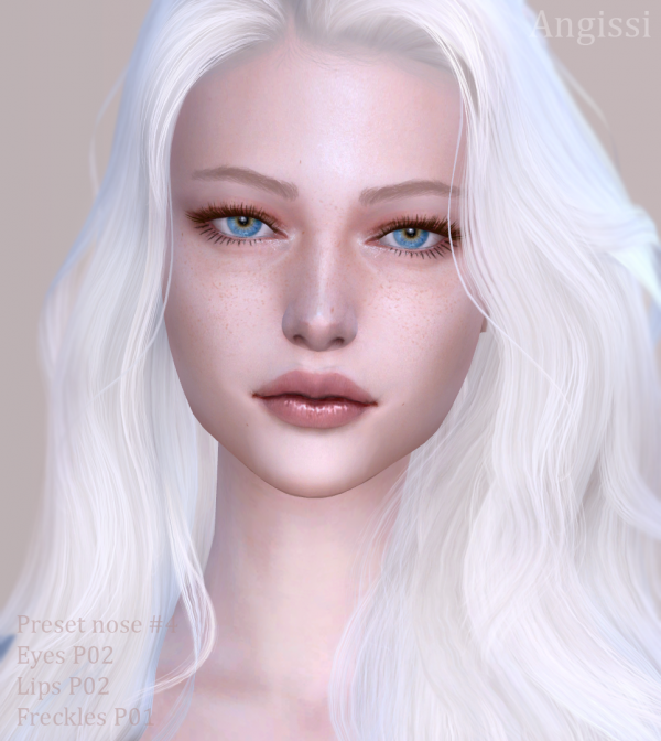 Alpha Presets Makeup Genetics by simsfinds - The Sims 4 Custom Content