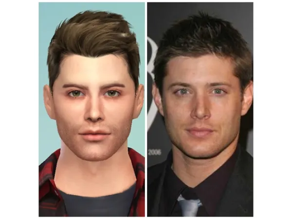Mix Jensen Ackles Dean Winchester by simsfinds - The Sims 4 Custom Content