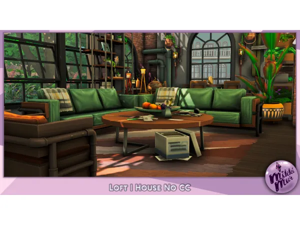 Maxis Match Loft Sims 4 No by MikkiMur - The Sims 4 Custom Content
