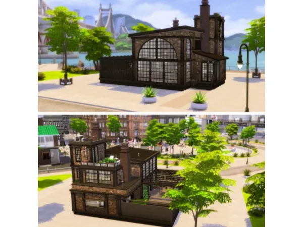 Maxis Match Plant Lovers Loft NO ghostlycc by simsfinds - The Sims 4 Custom Content