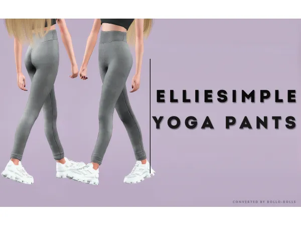 Elliesimple Yoga Pants by simsfinds - The Sims 3 Custom Content