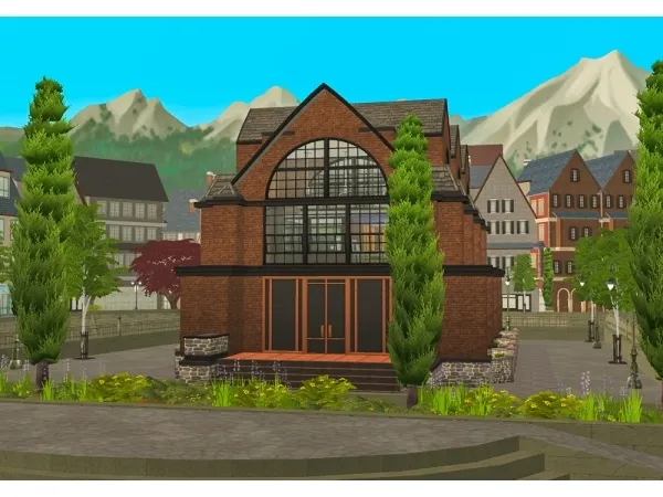 Maxis Match FACTORY ONE by simsfinds - The Sims 4 Custom Content