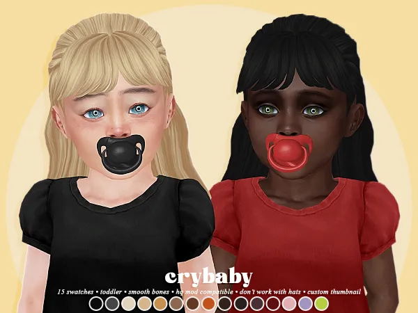 Maxis Match crybaby sammie hair (hs) toddler f by crybaby - The Sims 4 Custom Content