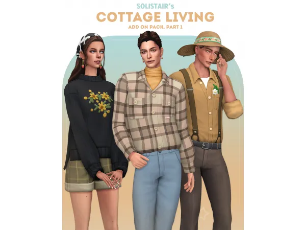 Maxis Match Cottage Living Add on Pack PART 1 by Solistair - The Sims 4 Custom Content