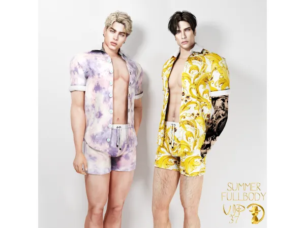 Alpha VIP Summer Fullbody VIP37 by daphsmods - The Sims 4 Custom Content