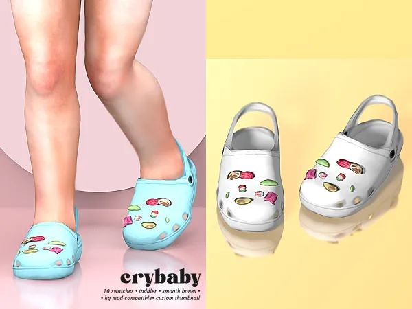 Mix crybaby nora shoes (madlen) toddler f by crybaby - The Sims 4 custom content