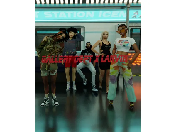 Alpha Gallery Dept X Lanvin by simsfinds - The Sims 4 Custom Content