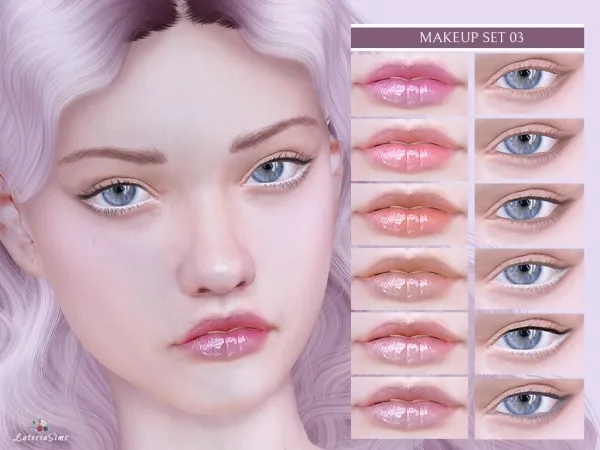 Alpha Makeup Set 03 - The Sims 4 Custom Content