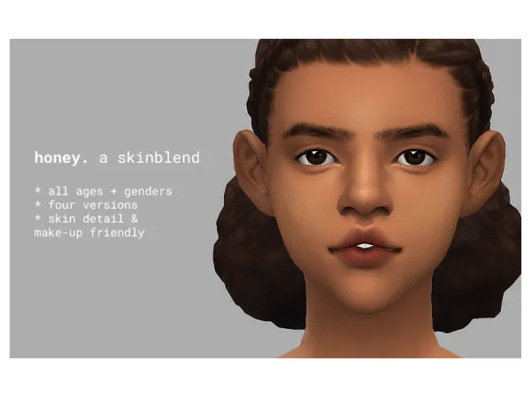 Maxis Match honey skinblend by simsfinds - The Sims 4 Custom Content