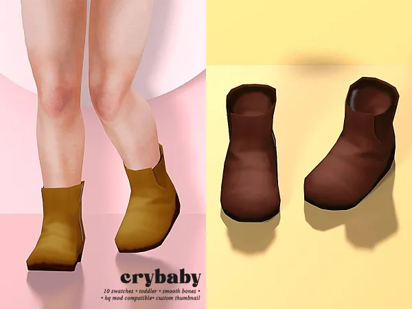 Maxis Match crybaby chelsea boots (nords) toddler f by crybaby - The Sims 4 Custom Content