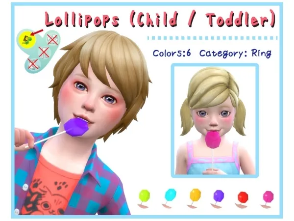Mix Lollipops - The Sims 4 Custom Content