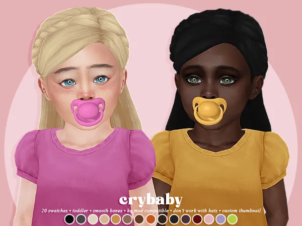 Maxis Match crybaby briana hair (ah00b) toddler f by crybaby - The Sims 4 Custom Content