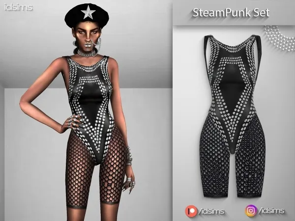 Alpha Steampunk Set by polygoncouture - The Sims 4 Custom Content