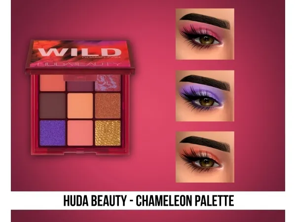 Mix HUDA BEAUTY CHAMELEON PALETTE by fifthscreations - The Sims 4 Custom Content