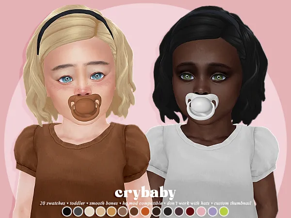 Maxis Match crybaby sabrina hair (ah00b) toddler f - The Sims 4 Custom Content