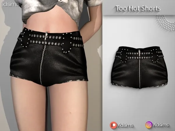 Alpha To Hoot Shorts - The Sims 4 Custom Content