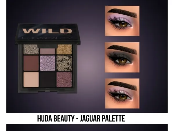 Mix HUDA BEAUTY JAGUAR PALETTE - The Sims 4 Custom Content