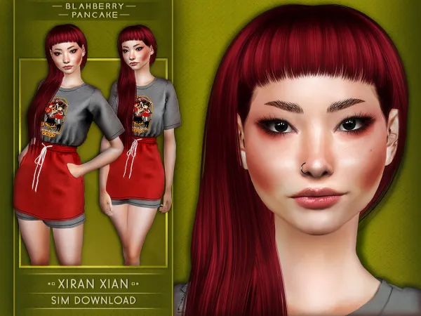 Alpha Xiran Xian SIM DOWNLOAD Blahberry Pancake by blahberry-pancake - The Sims 4 Custom Content