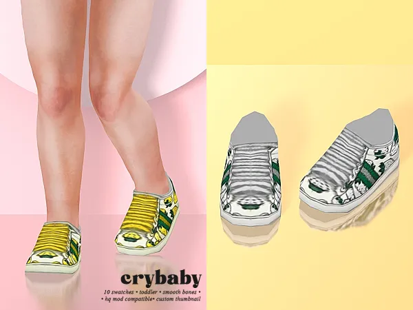 Maxis Match crybaby joy sneaker (madlen) toddler f by crybaby - The Sims 4 Custom Content