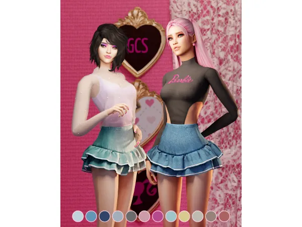 Mix GCS August's 2021 - The Sims 4 Custom Content