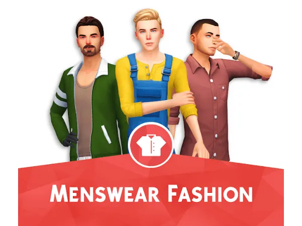 Maxis Match MENSWEAR FASHION PACK by wyattssims - The Sims 4 Custom Content