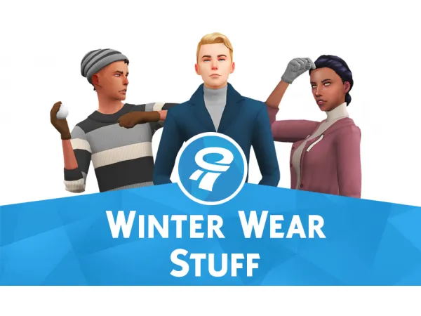 Maxis Match WINTER WEAR STUFF PACK by simsfinds - The Sims 4 Custom Content