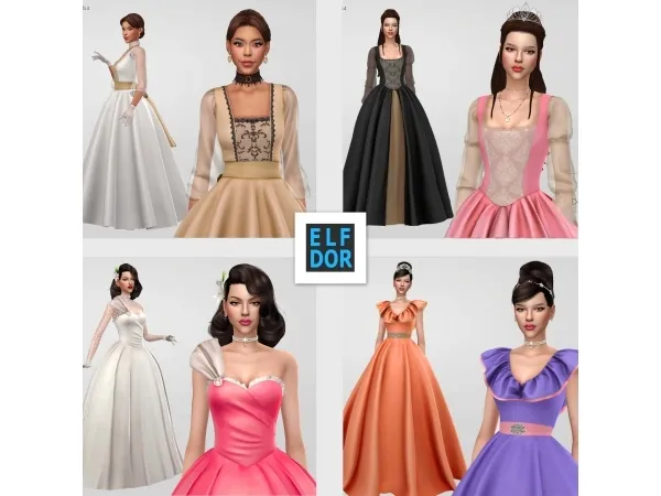 Alpha September Collection 1 Historical and Vintage RC by elfdor - The Sims 4 Custom Content