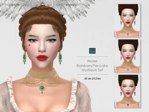 Mix BlahberryPancake Mystique Set RC by elfdor - The Sims 4 Custom Content