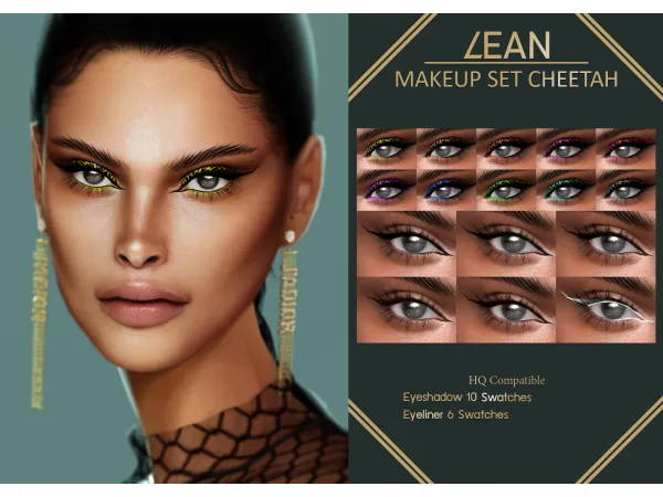 LEAN - MAKEUP SET CHEETAH (FREE) by LEANSIMS