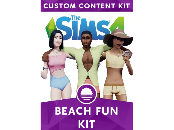 Maxis Match Beach Fun Kit by luneartssims - The Sims 4 Custom Content
