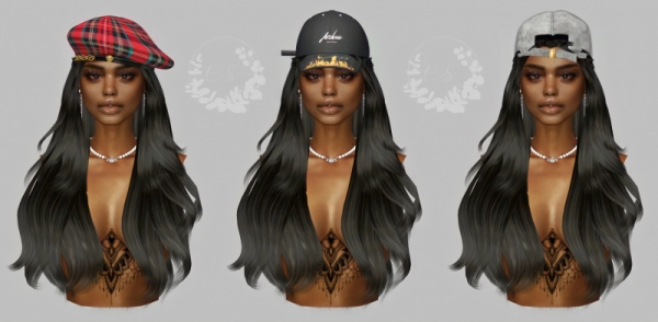Alpha VICCS AVRIL HAIR by viccs - The Sims 4 Custom Content