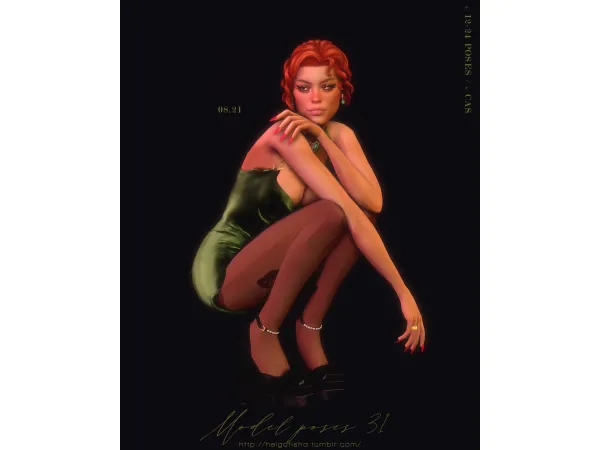 Mix ( ) Model poses 31 Pose Pack CAS by simsfinds - The Sims 4 Custom Content